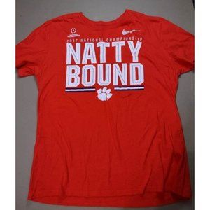 Clemson Tigers The Nike Tee Natty Bound 2017 National Championship T-shirt SZ XL